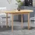 6-Seater Drop Leaf Dining Table - Natural, Pine