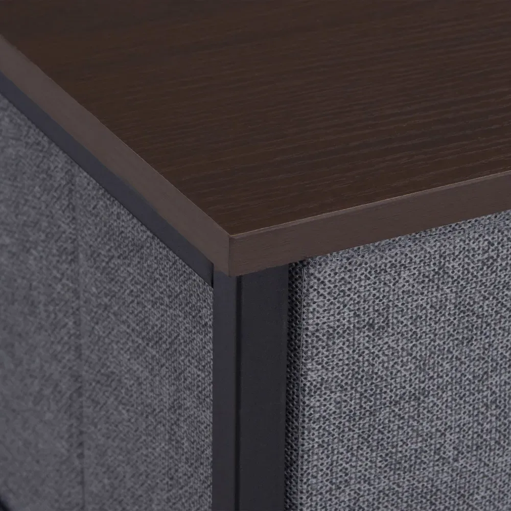 7 Drawer Chest of Drawers with Adjustable Feet - Grey