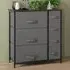 7 Drawer Chest of Drawers with Adjustable Feet - Grey
