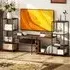 8 Shelf TV Unit - Brown