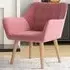 Accent Armchair - Pink, Velvet