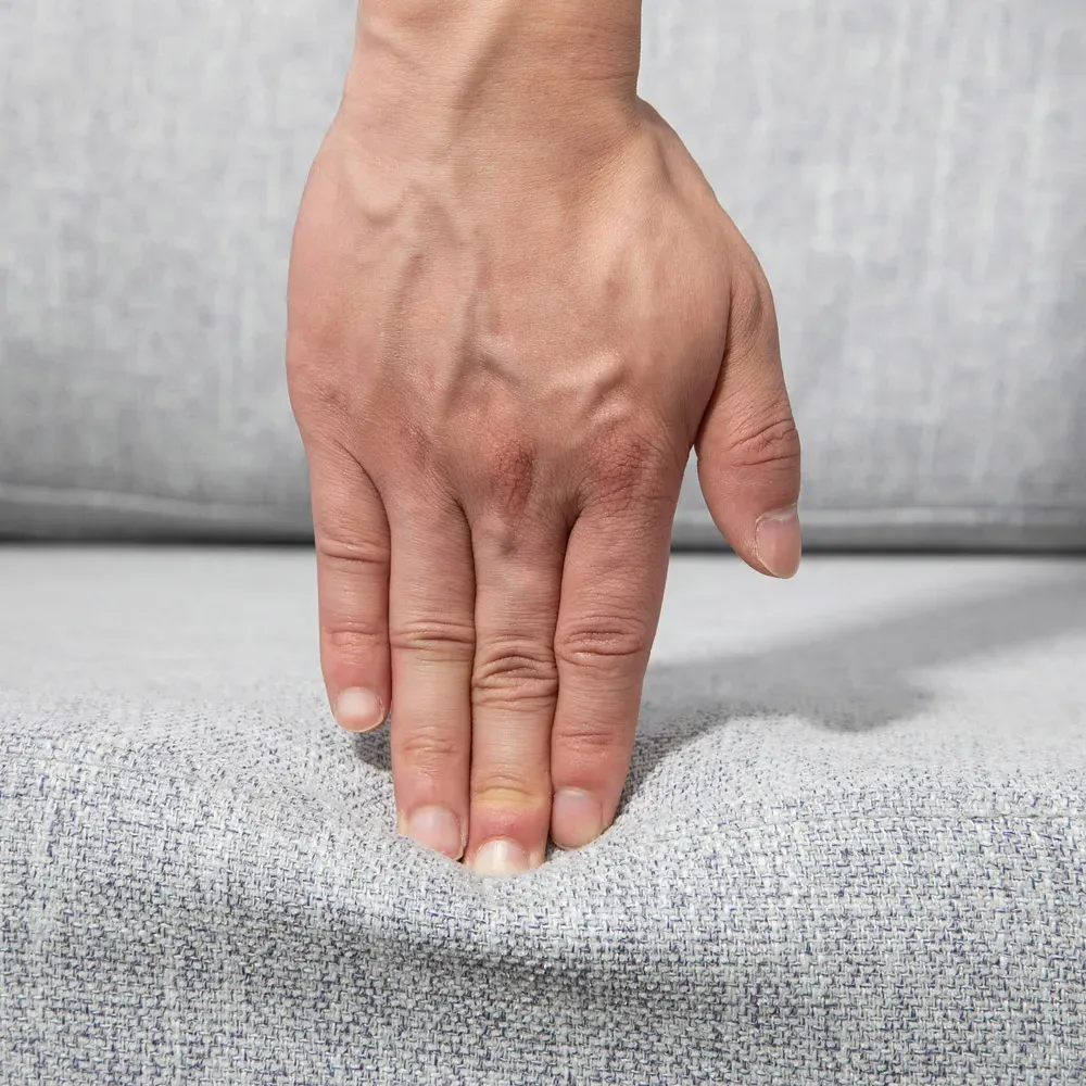 Accent Armchair with Back Pillow - Grey