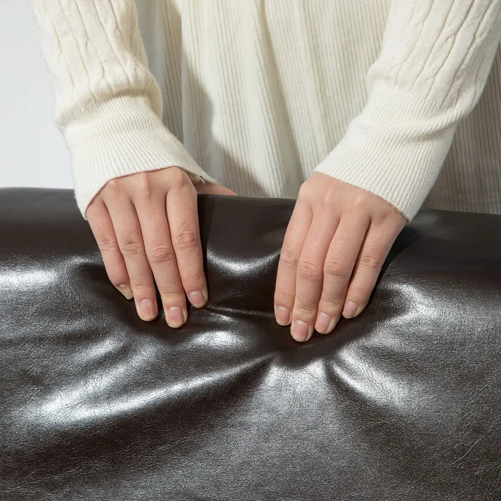 Accent Armchair with Rubber Wood Legs - Brown