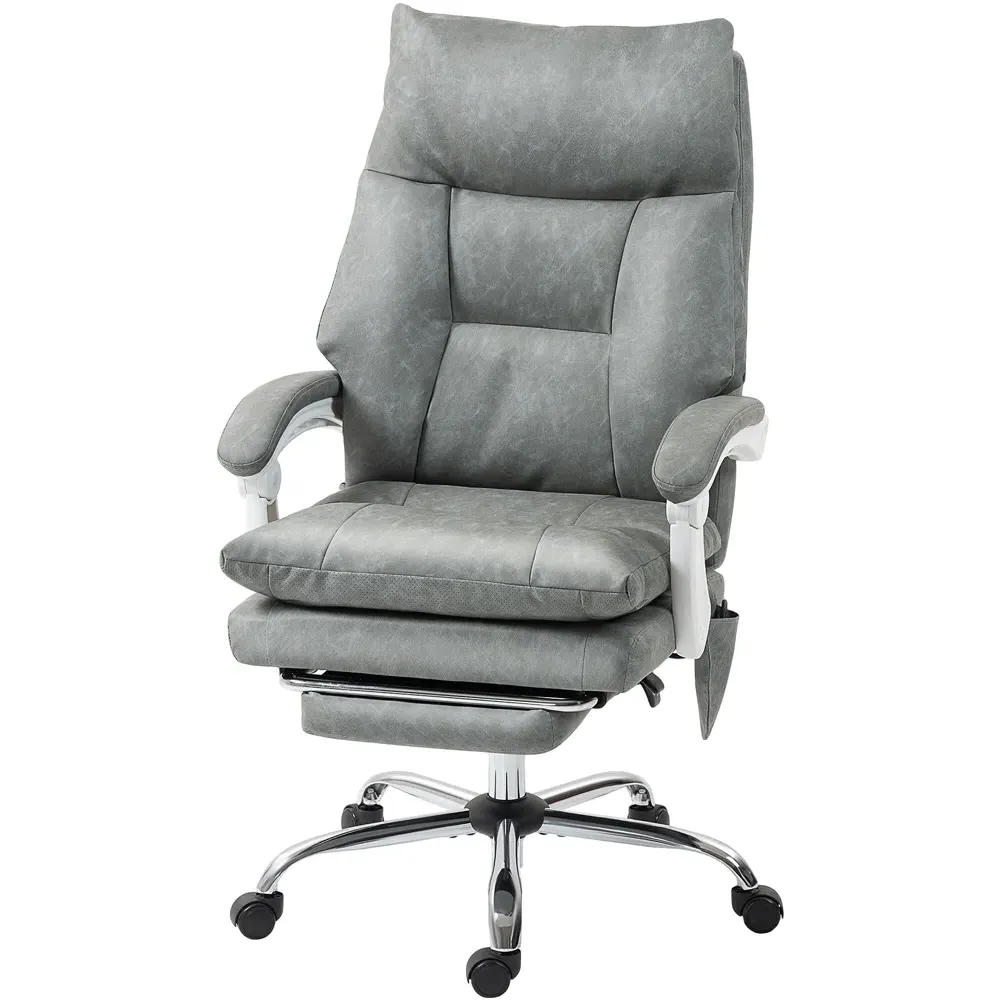 Adjustable Desk Chair with Lumbar Support - Grey