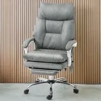 Adjustable Desk Chair with Lumbar Support - Grey