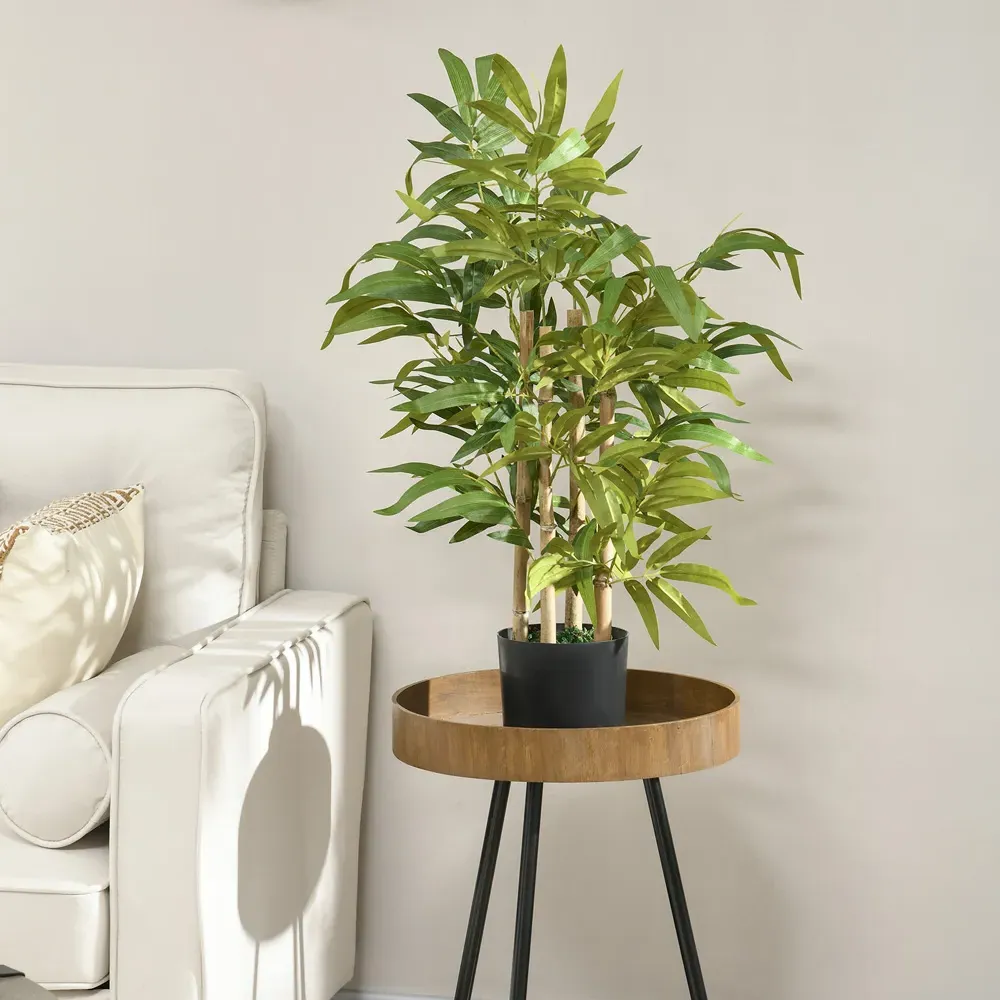 Bamboo Tree Artificial Plant in Pot - Green