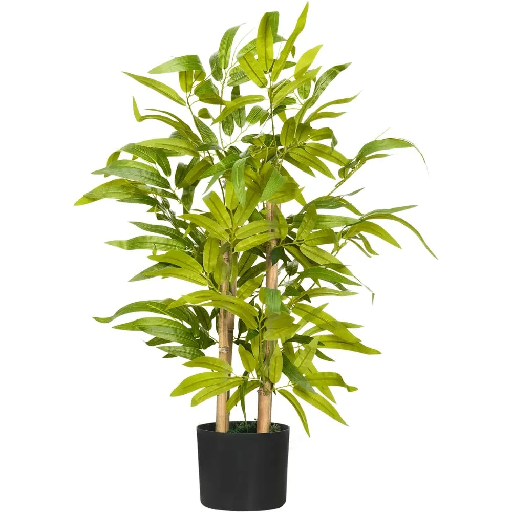 Bamboo Tree Artificial Plant in Pot - Green image