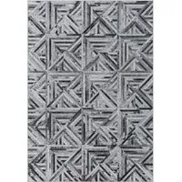 Black Chenille Non Slip Rug - Brown, Chenille