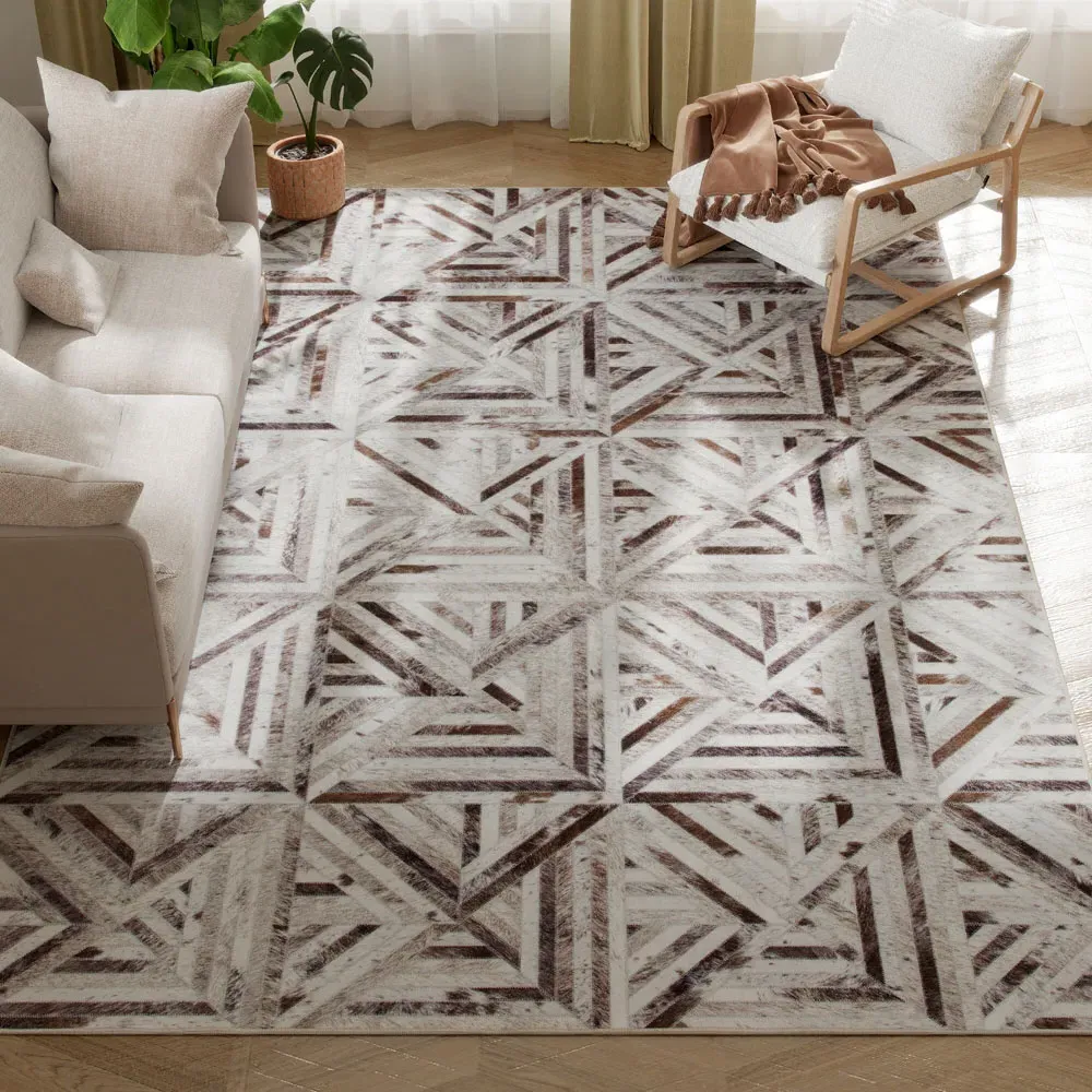 Brown Chenille Non-Slip Rug - Brown, Chenille