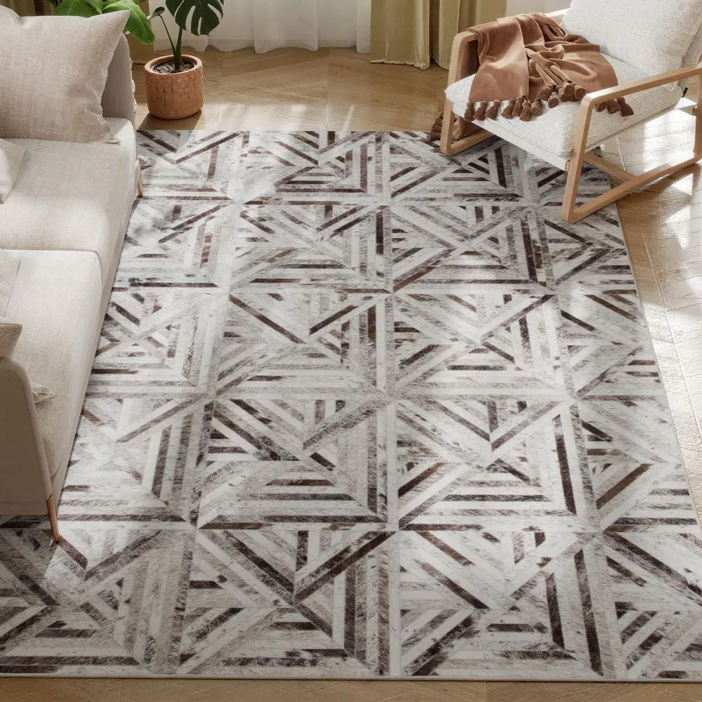 Brown Chenille Non Slip Rug - Brown, Chenille