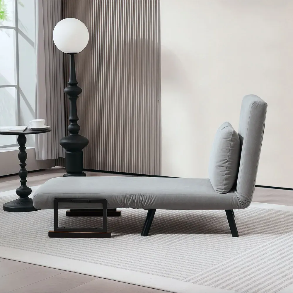 Click Clack Single Bed Chair - Grey