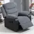 Electric Power Lift Recliner Armchair - Grey, Corduroy
