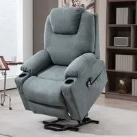 Electric Recliner Lift Chair with Massage - Grey