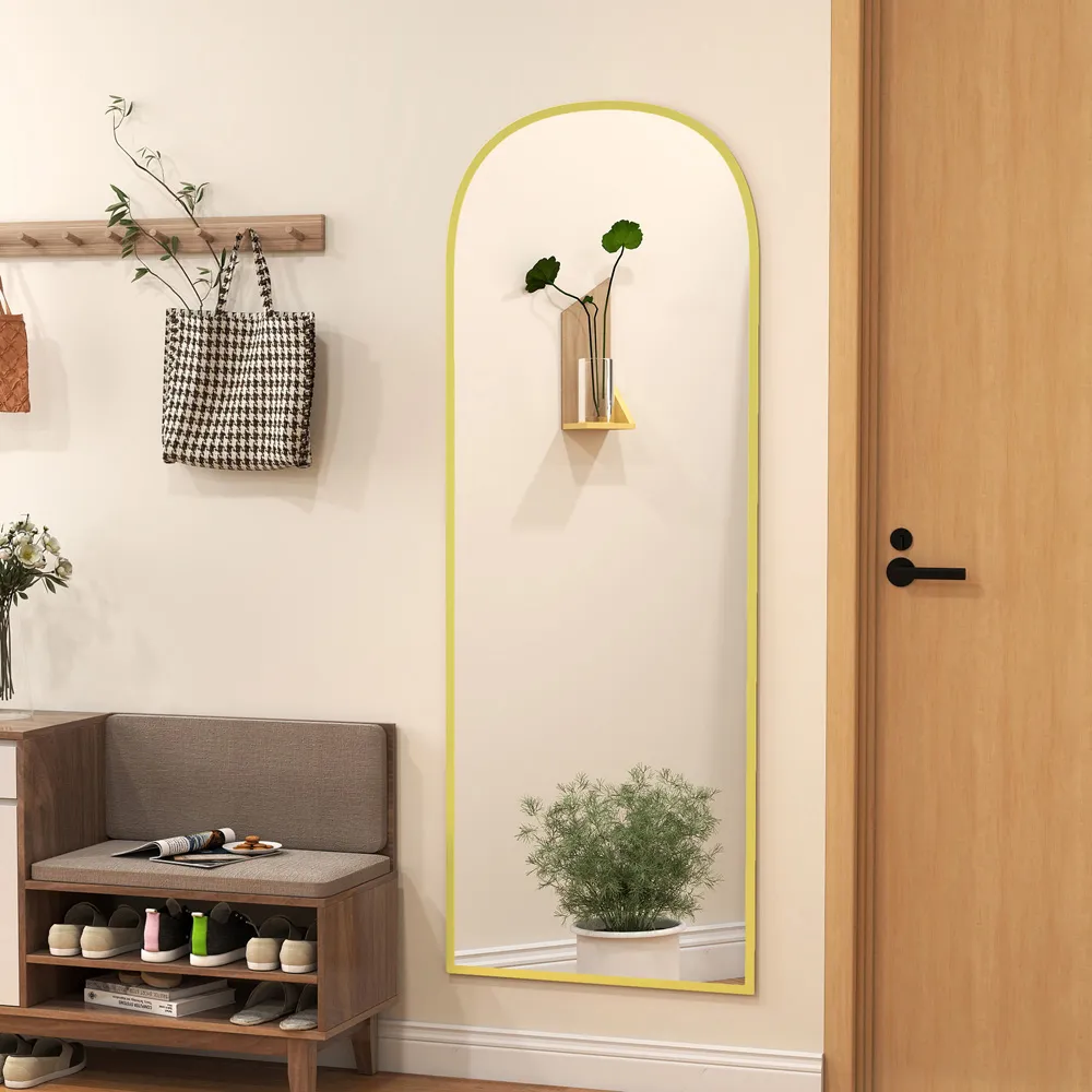 Full Body Mirror - Gold, Aluminium Alloy