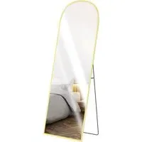 Full Body Mirror - Gold, Aluminium Alloy