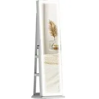 Full Length Mirror 360° Swivel Jewellery Cabinet - White