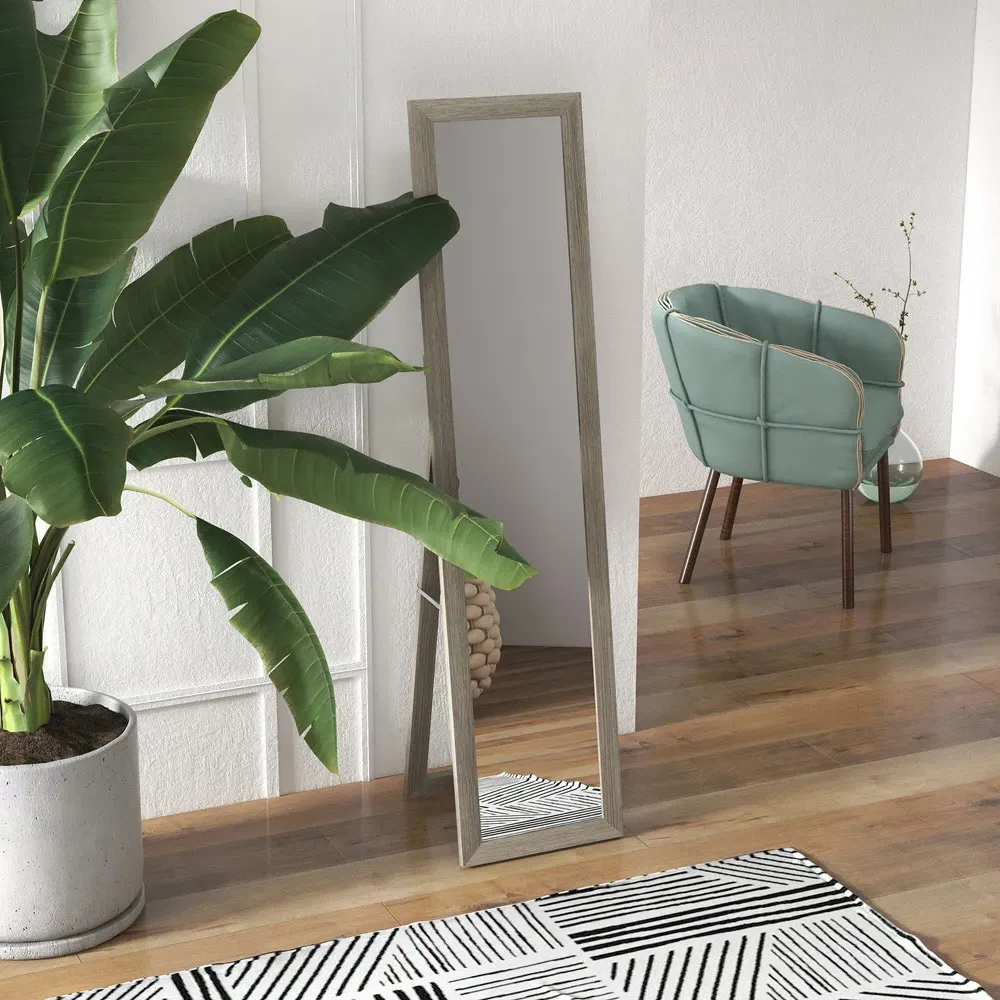 Full Length Mirror - Grey