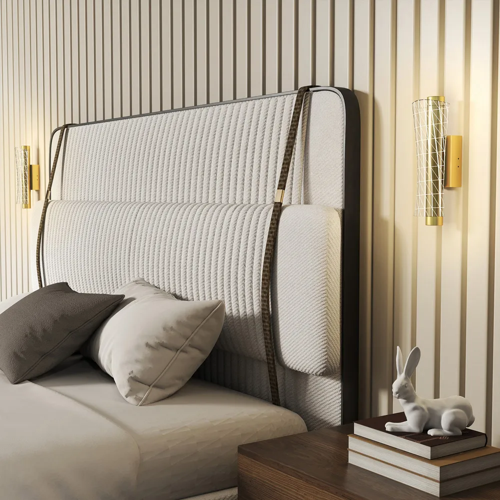 Geometric LED Wall Light 2 Pack - Gold, Metal