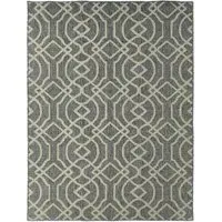 Geometric Pattern Rug 170 x 120cm - Grey, Polypropylene