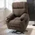 Heavy Duty Electric Recliner Lift Chair - Brown