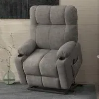 Heavy Duty Electric Recliner Lift Chair - Grey