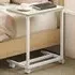 Height Adjustable C-Shaped Overbed Side Table - Oak