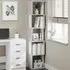 HOMCOM 5 Tier Bookshelf - Grey