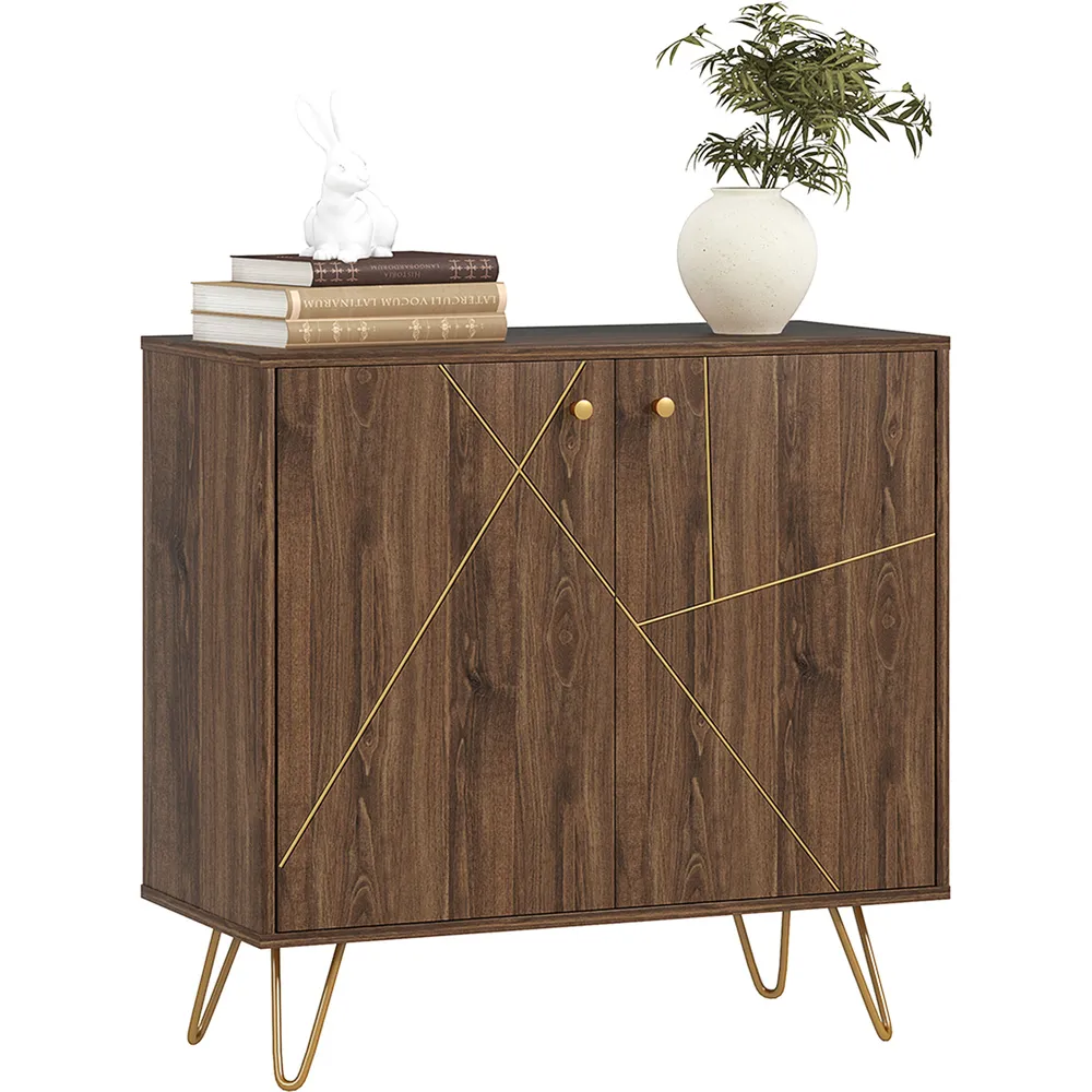 Kitchen Sideboard Storage Cabinet - Brown
