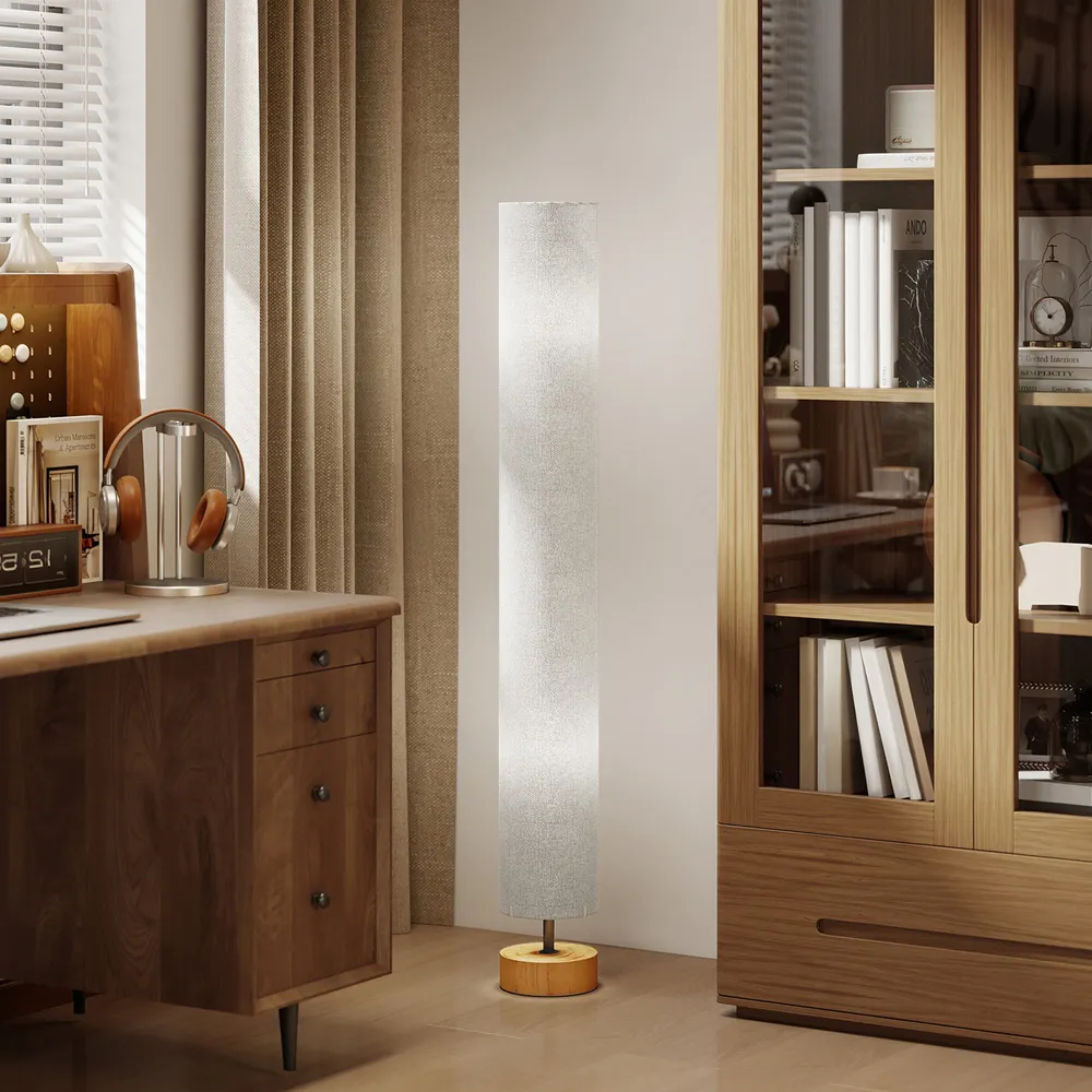 LED Floor Lamp with 3 Colour Temperatures - Grey