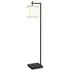 Linen Shade LED Floor Lamp with 10 Brightness Levels - Black