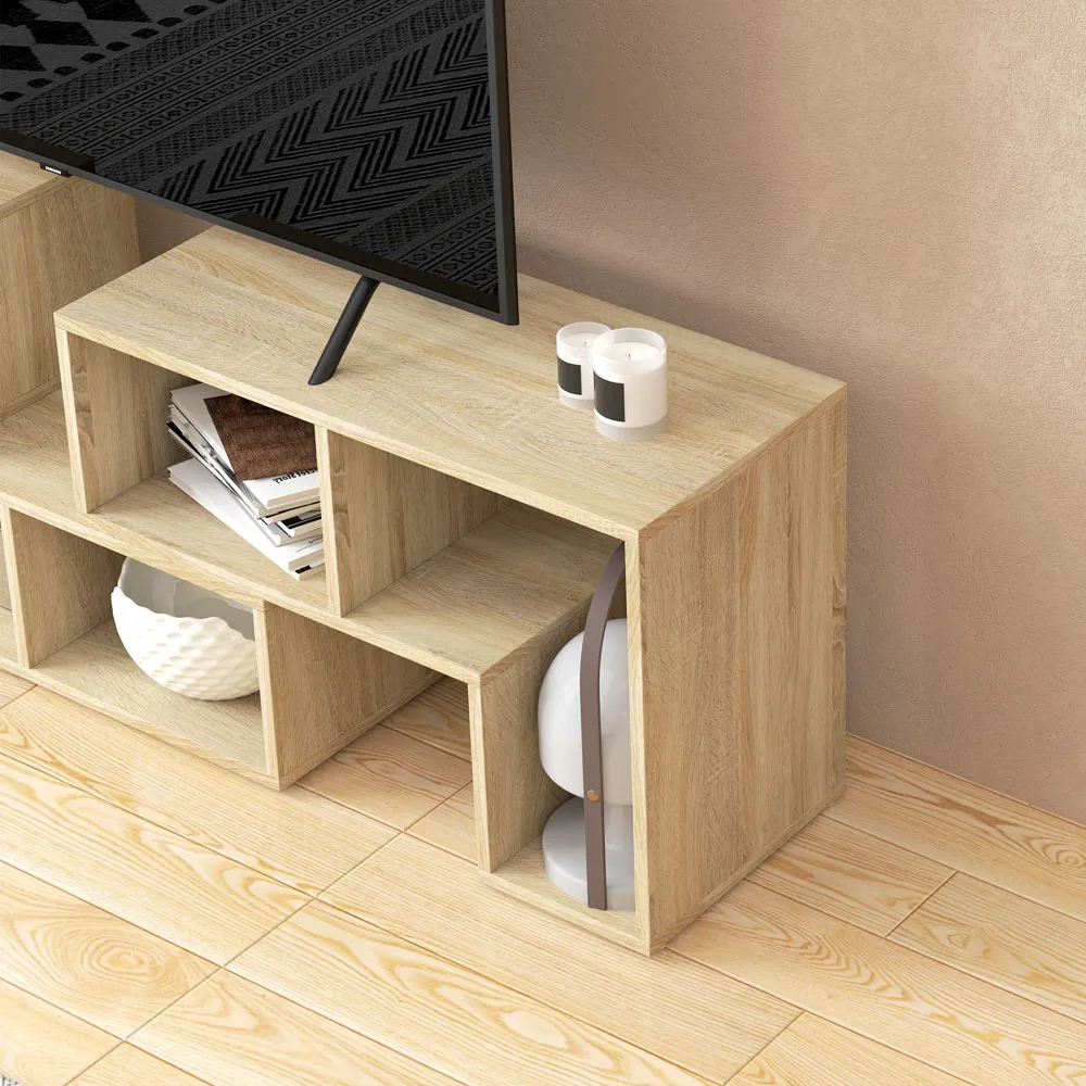 Modular TV Unit with Storage - Grey