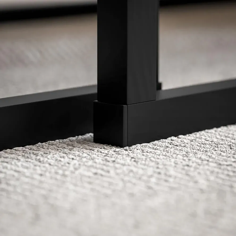 Nest of Tables Set of 2 - Grey, Particle Board