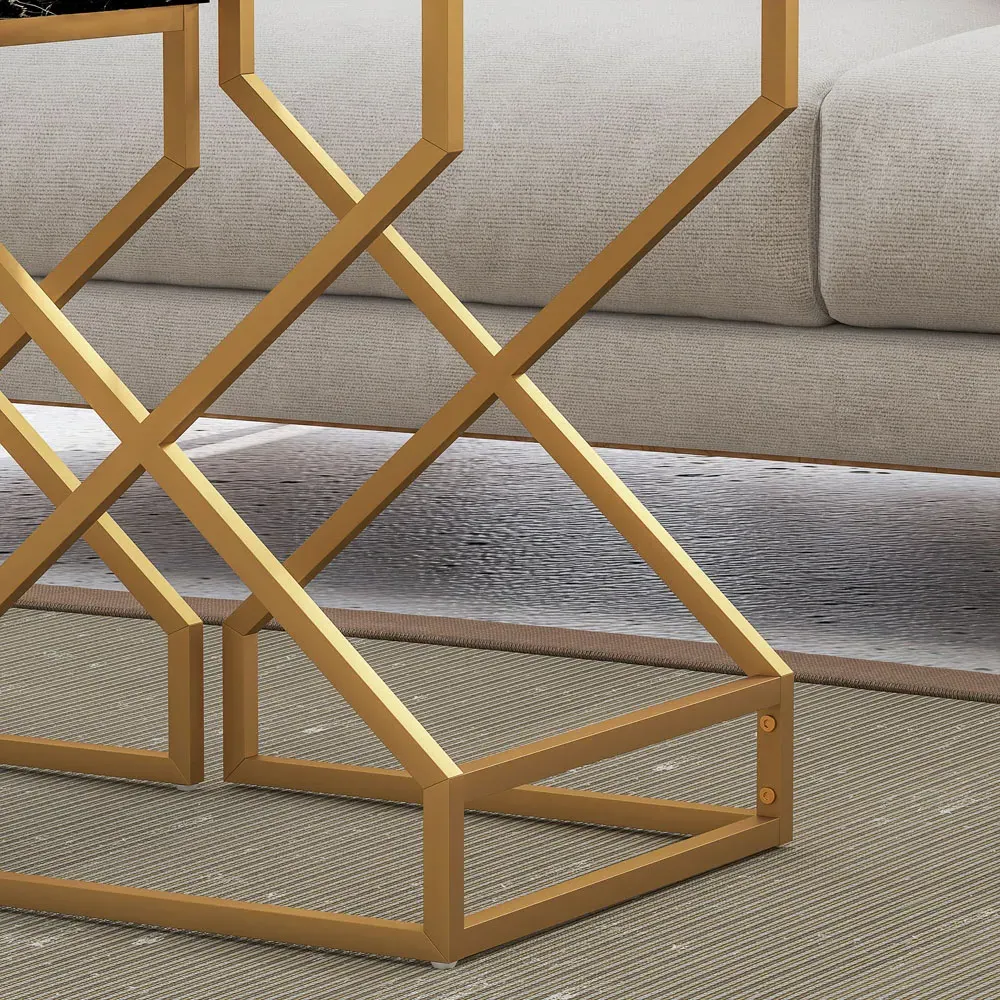 Nesting Tables Set of 2 - Black, Steel