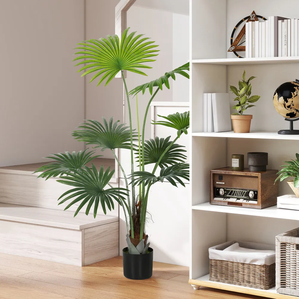 Palm Tree Artificial Plant Pot 145cm - Green