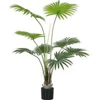 Palm Tree Artificial Plant Pot 145cm - Green