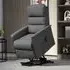 Power Lift Electric Recliner Chair with Remote - Dark Grey