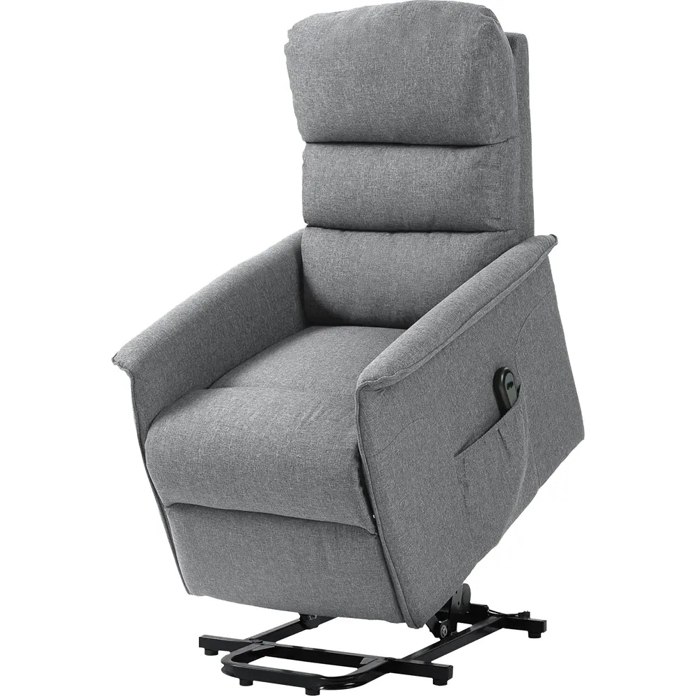 Power Lift Electric Recliner Chair with Remote - Grey