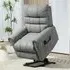 Power Lift Recliner Chair with Massage and Heat - Grey