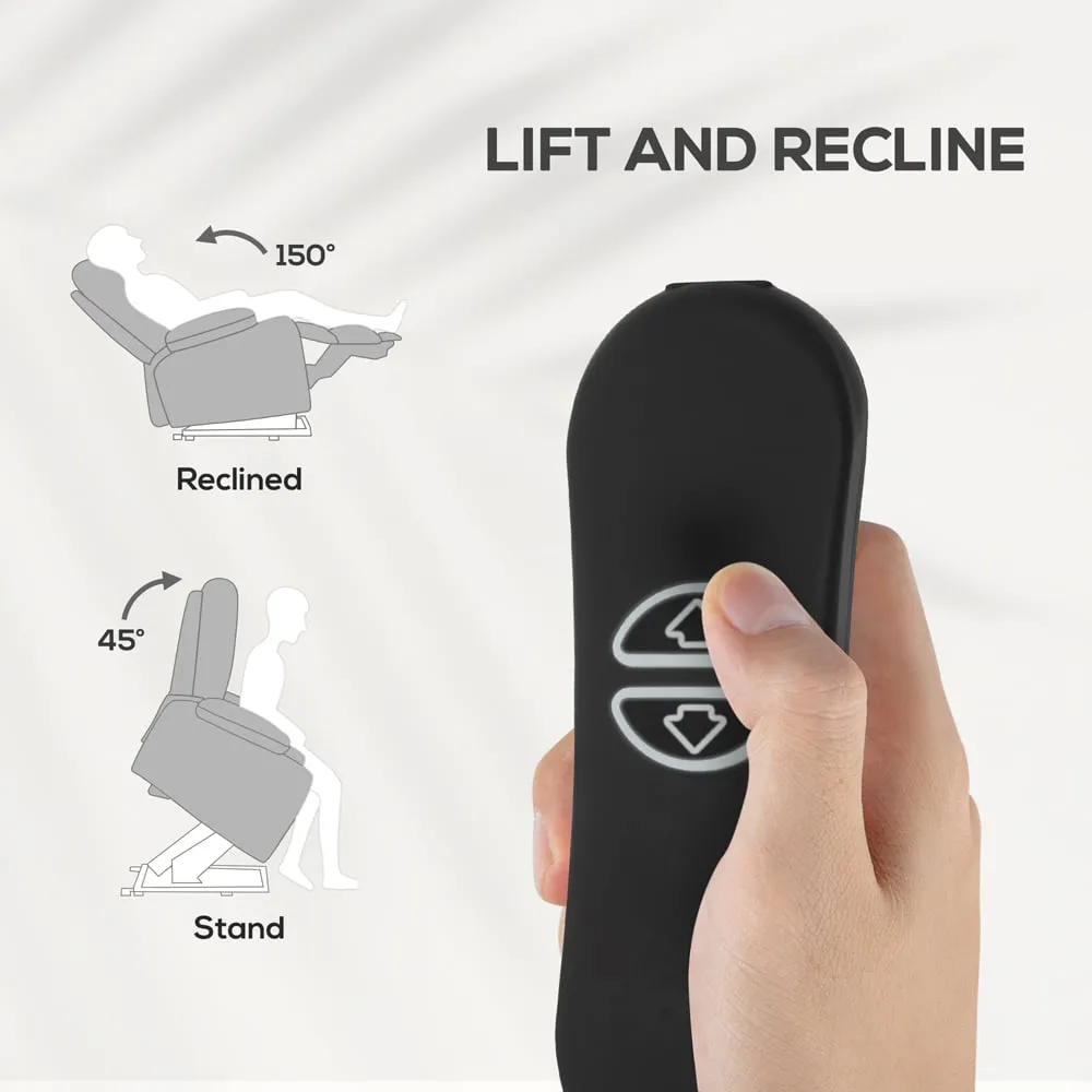 Power Lift Recliner Chair with Remote - Grey