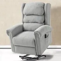 Power Lift Recliner Chair with Remote - Grey