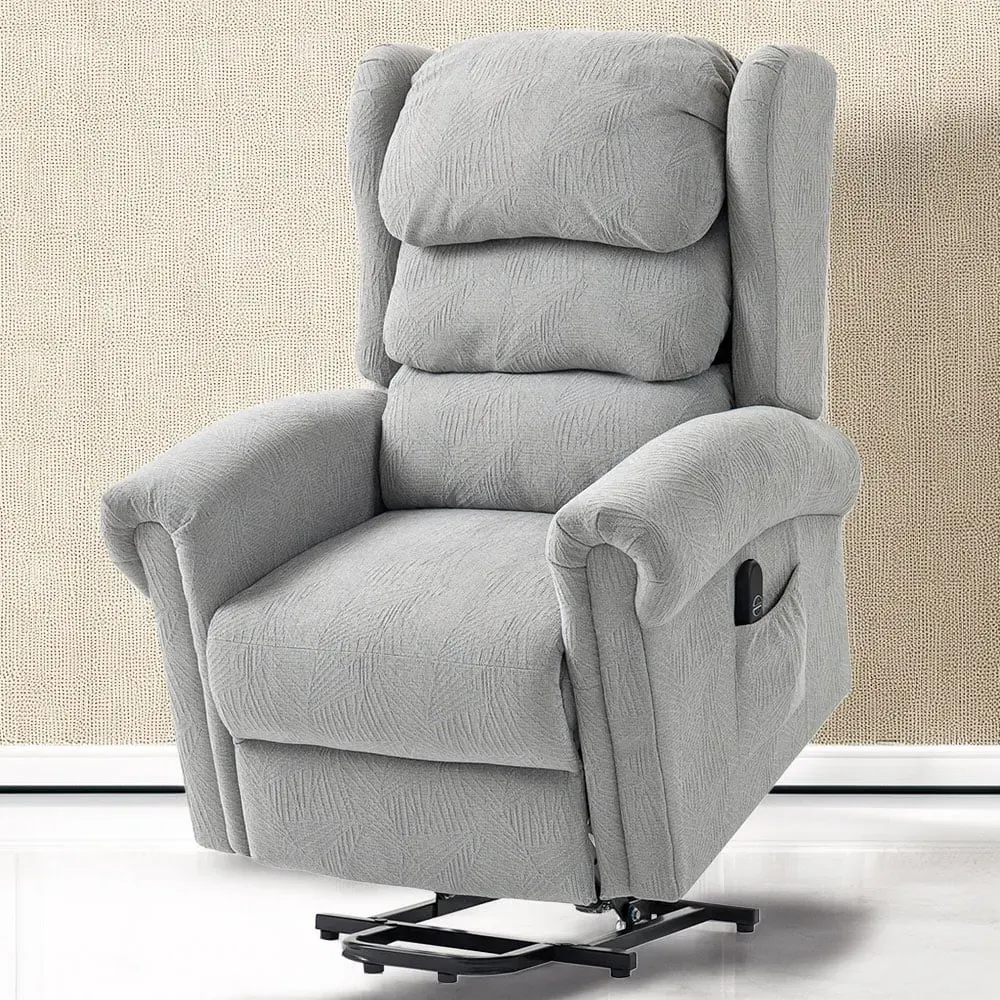 Power Lift Recliner Chair with Remote - Grey