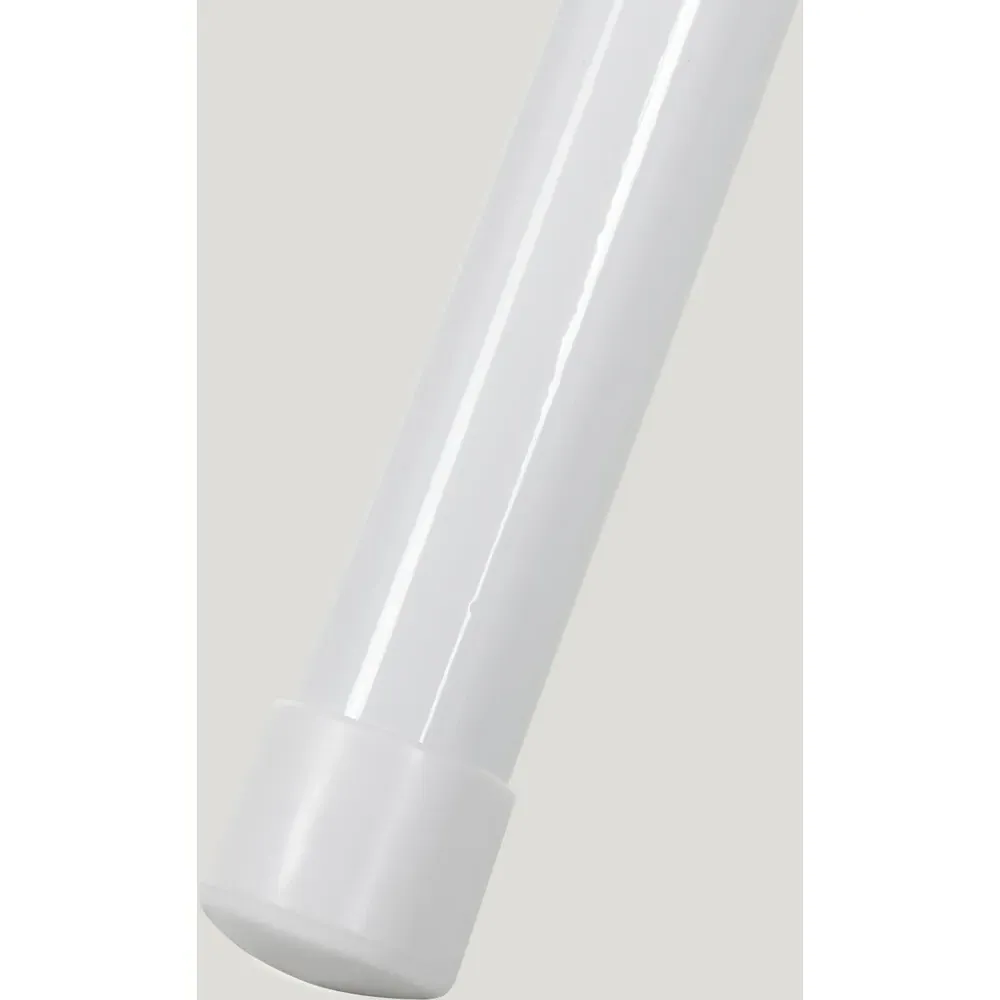 Set of 2 Foldable Padded Chairs - White, Metal