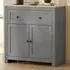 Sideboard Storage Cabinet with Adjustable Shelf - Grey