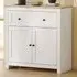 Sideboard Storage Cabinet with Adjustable Shelf - White