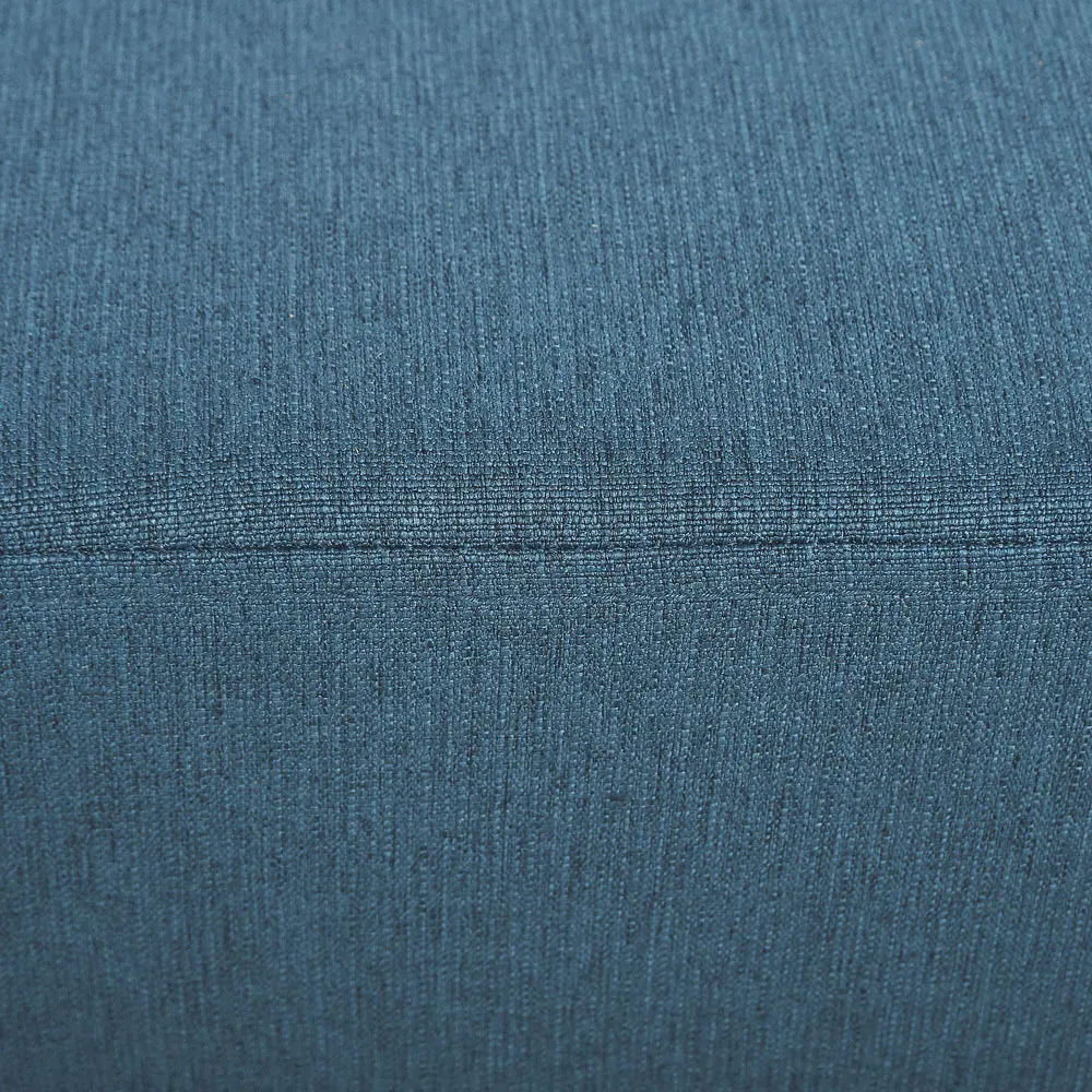 Small Footstool - Blue, Linen