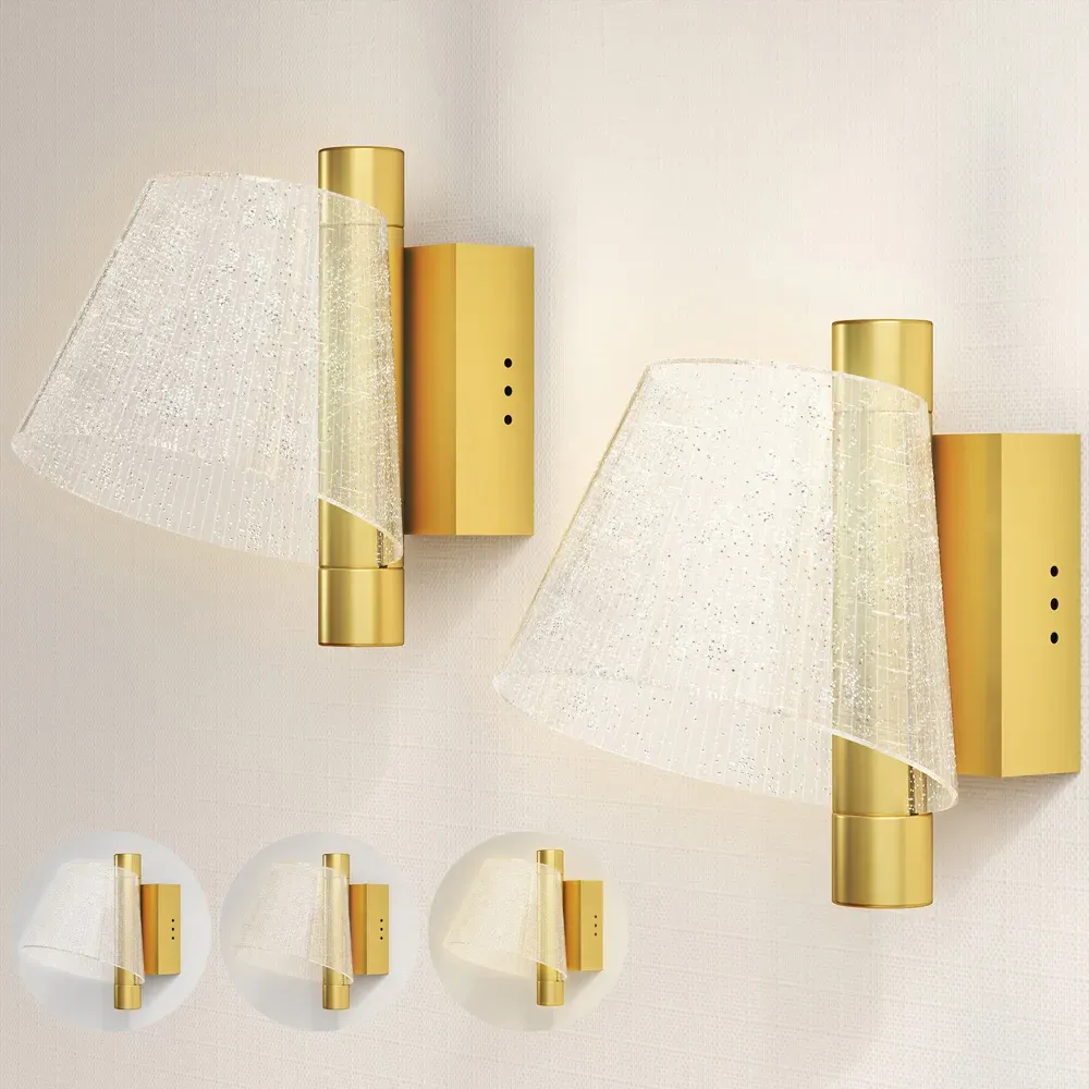 Starry LED Wall Light 2 Pack - Gold