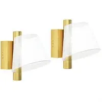 Starry LED Wall Light 2 Pack - Gold