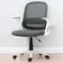 Swivel Computer Chair with Flip Up Armrests - Grey