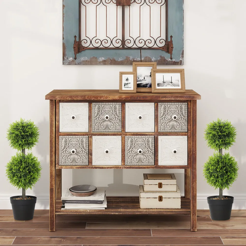 Topiary Cypress Ball Artificial Plant Pot 60cm 2 Pack - Green