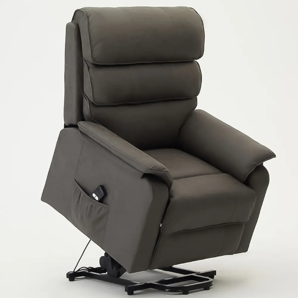 Blair Electric Recliner Chair with Lift - Dark Grey